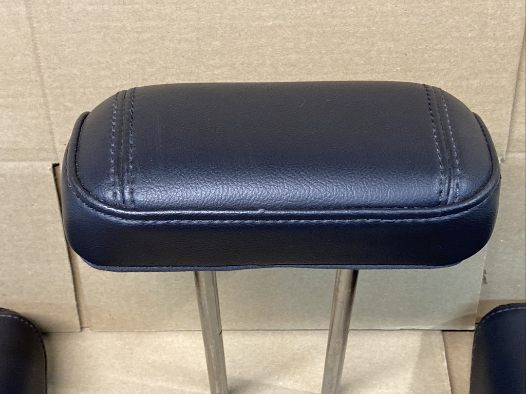 2011 2015 Ford Explorer Back Rear Head Rest Headrest Black Leather Set10