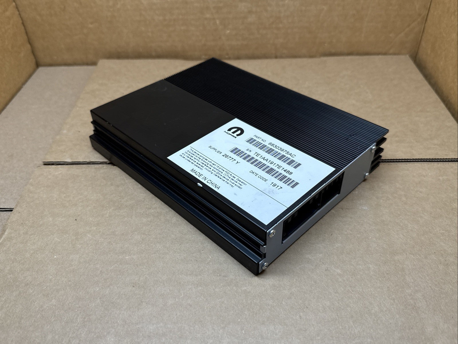 2017 2023 Charger Challenger Chrysler 300 Audio Amplifier Amp OEM 68303975AC3