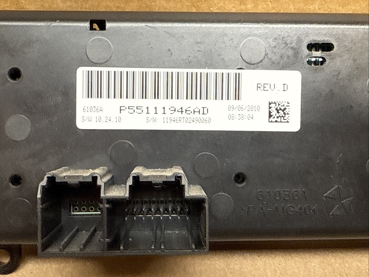 Mopar Dodge Chrysler Temperature Temp Climate Control P55111946AD 55111946AD7