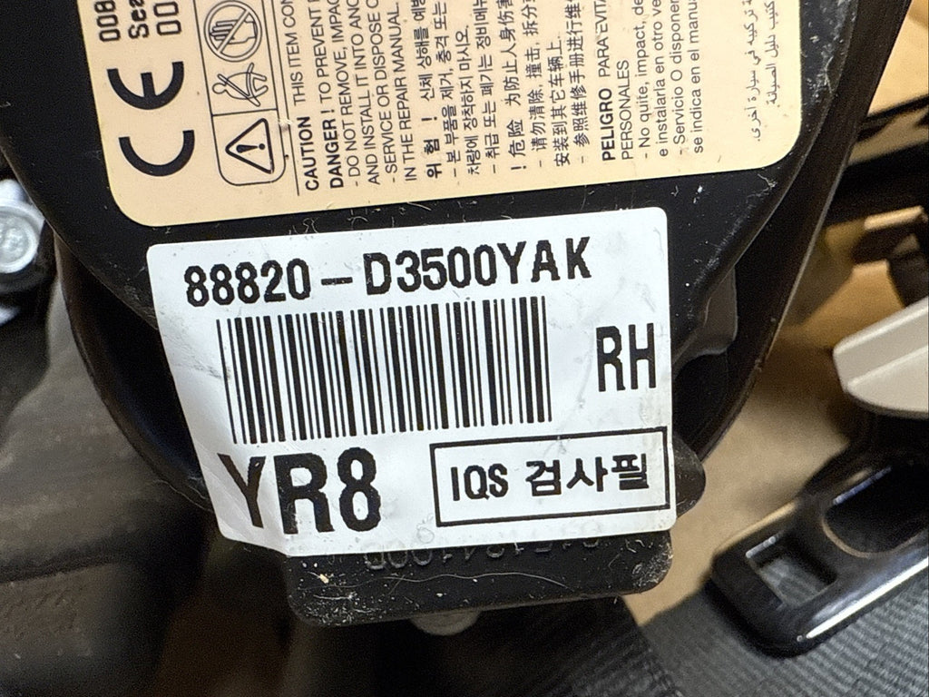 2016 2021 Hyundai Tucson Front Seat Belts Seatbelt Retractor Driver Passenger7