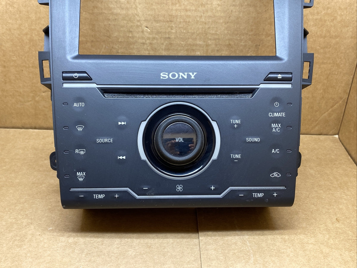 2013 Ford Fusion Temp Temperature Climate Radio Control Bezel DS7T 18E245 PM2