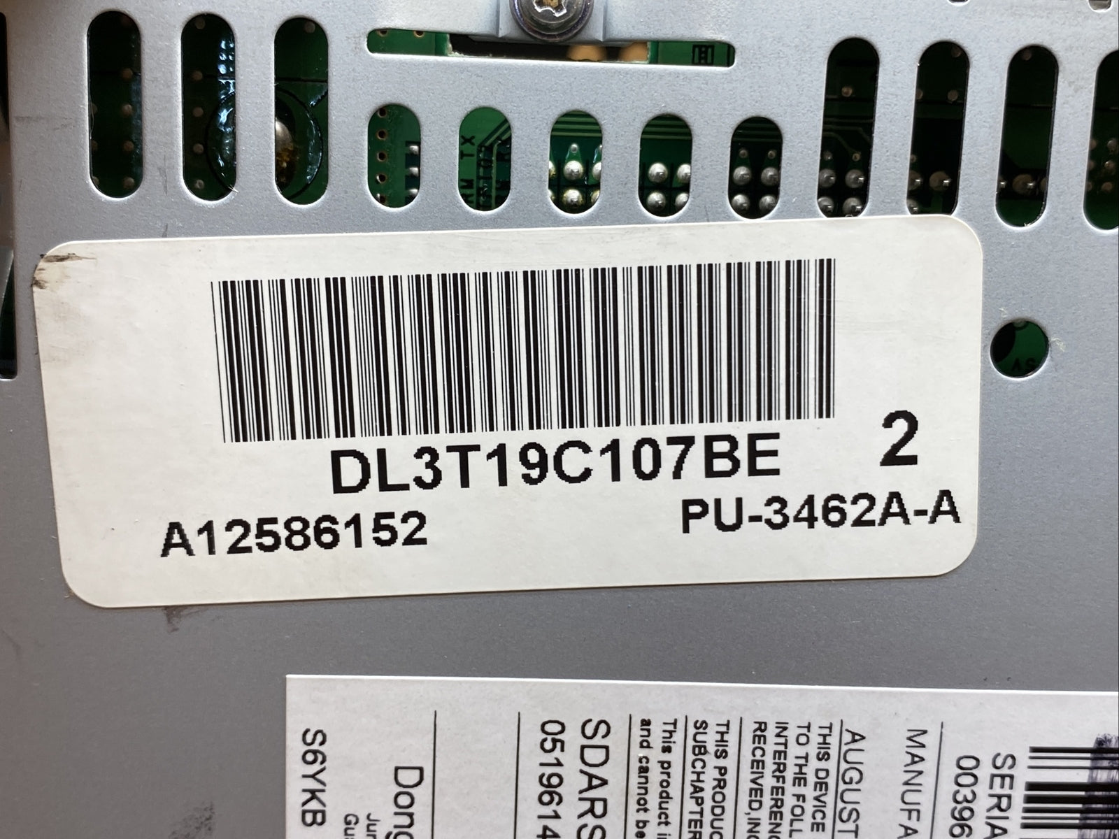 2013 Ford F 150 F150 Radio Stereo CD Disk Player Reader OEM DL3T 19C107 BE7