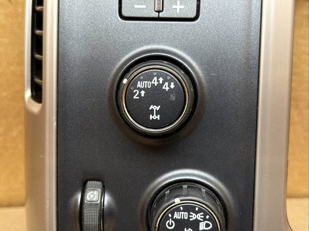2014 2018 Chevy Silverado Dash 4x4 Gear Select Head Light Switch Trailer Brake2