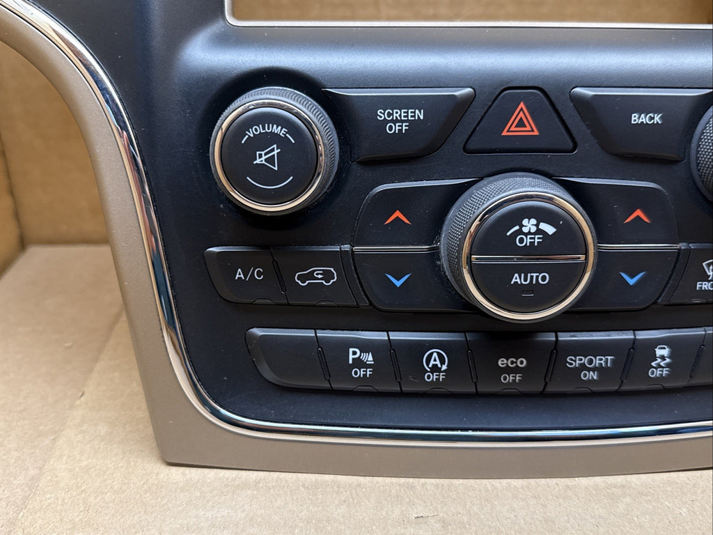 2016 2017 Jeep Grand Cherokee Temp Temperature Control Radio Bezel 68254006AE4