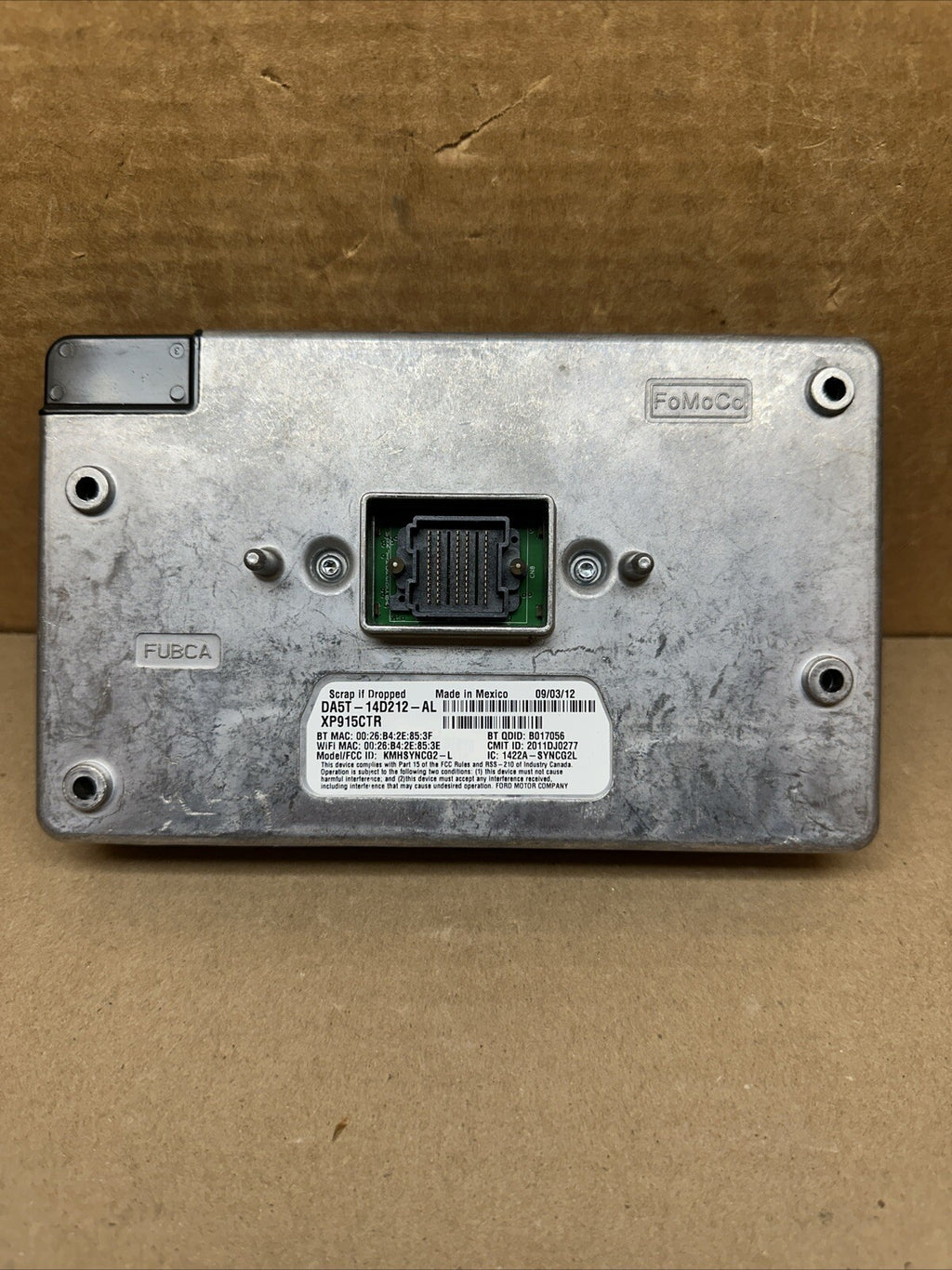 2011 2016 Ford Sync APIM Module DA5T 14D212 AL DA8T 14F239 BN4
