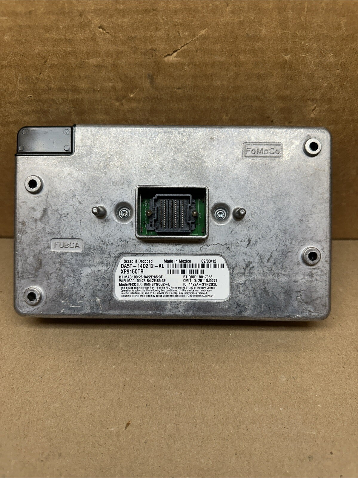 2011 2016 Ford Sync APIM Module DA5T 14D212 AL DA8T 14F239 BN4
