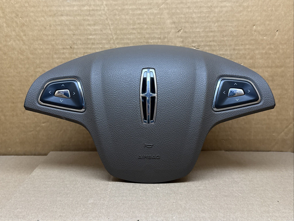 2015 2019 Lincoln MKC Front Left Driver Side Steering Wheel Air Bag Airbag Brown3