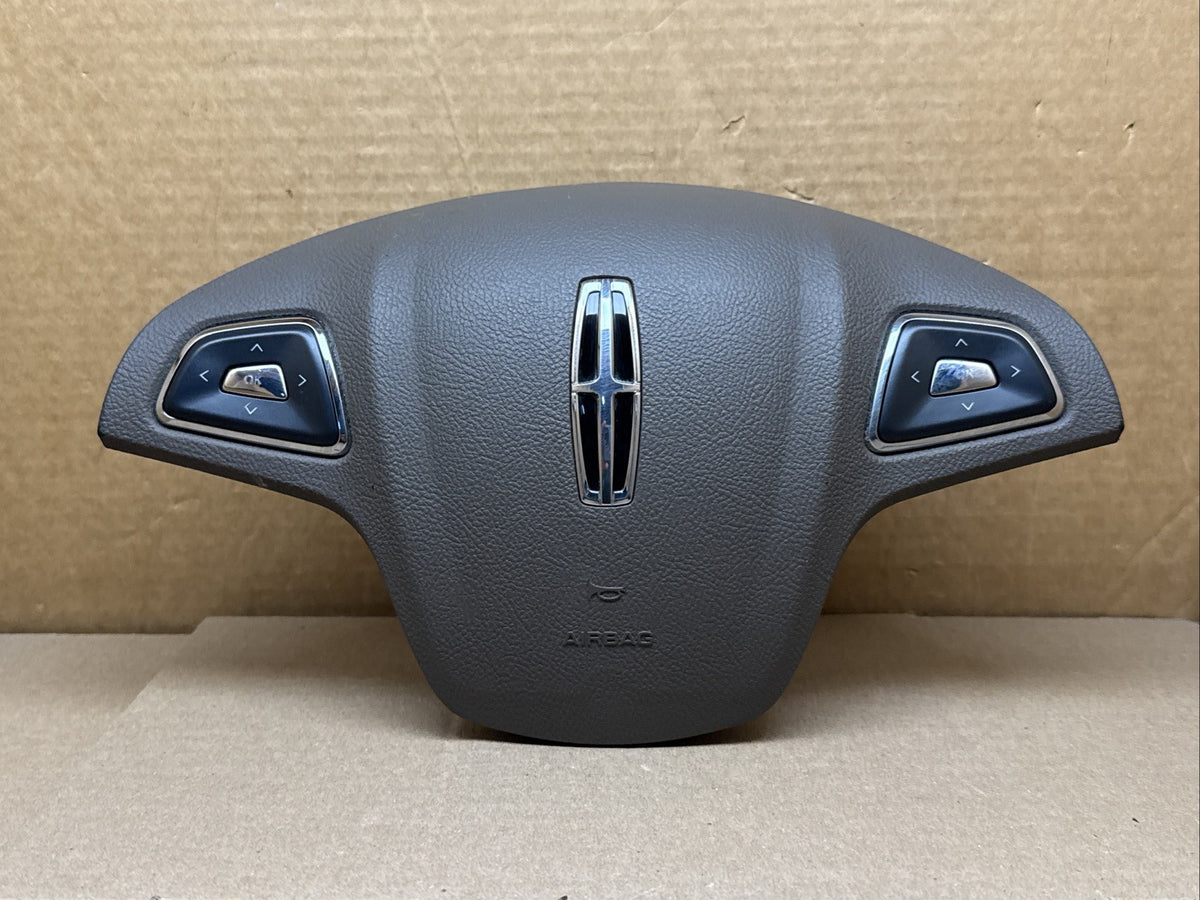 2015 2019 Lincoln MKC Front Left Driver Side Steering Wheel Air Bag Airbag Brown3