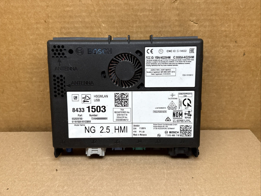 GM HMI Human Machine Interface Control Module 843315030