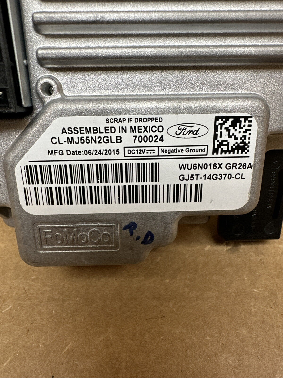 Ford Sync 3 Sync3 Radio Module GJ5T 14G370 CL1