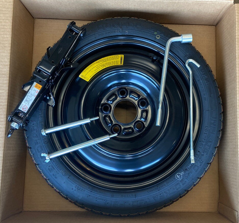 14 20 Mazda 3 Mazda3 Emergency Temporary Spare Tire Wheel Jack Tools Set 16 Inch0