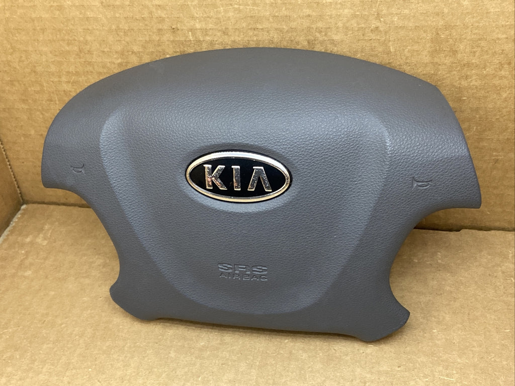 06 14 Kia Sedona Front Left Driver Side Steering Wheel Air Bag Airbag Gray KS3