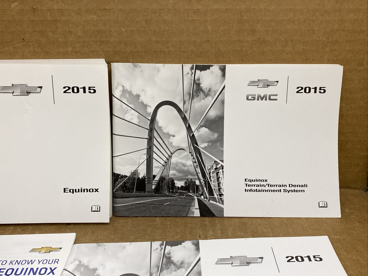 2015 15 Chevy Equinox Owner's Owners Owner Manual Book Guide Set Case OEM2