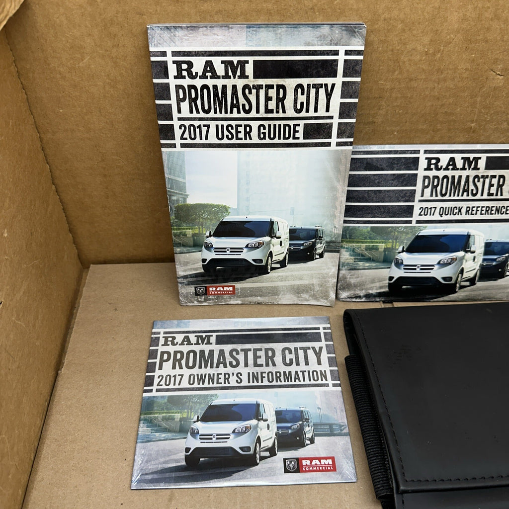 2017 Ram Promaster City Owner's Owners Owner Manual Book Guide Set Case4