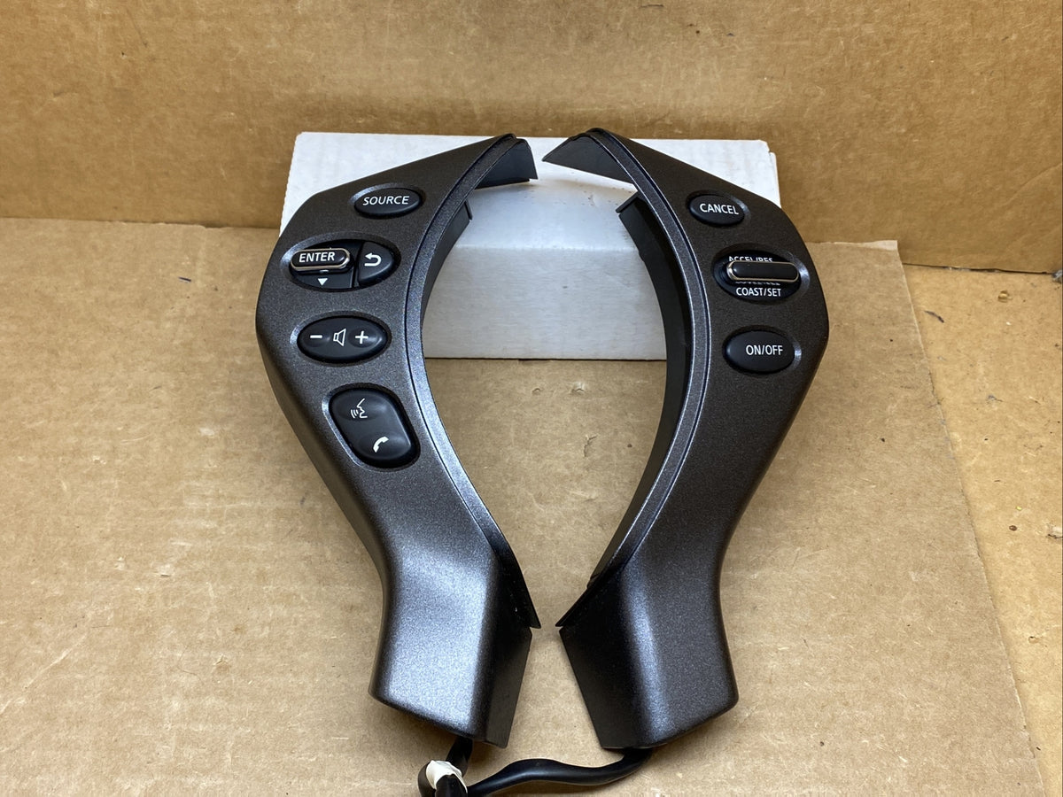 07 12 Nissan Altima Steering Wheel Audio Cruise Control Switch Buttons Charcoal1