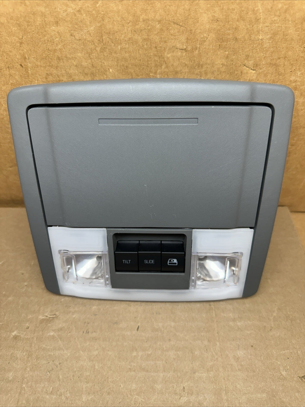 2009 2014 F150 F 150 Overhead Sun Roof Console Sunroof Back Glass Switch Gray4