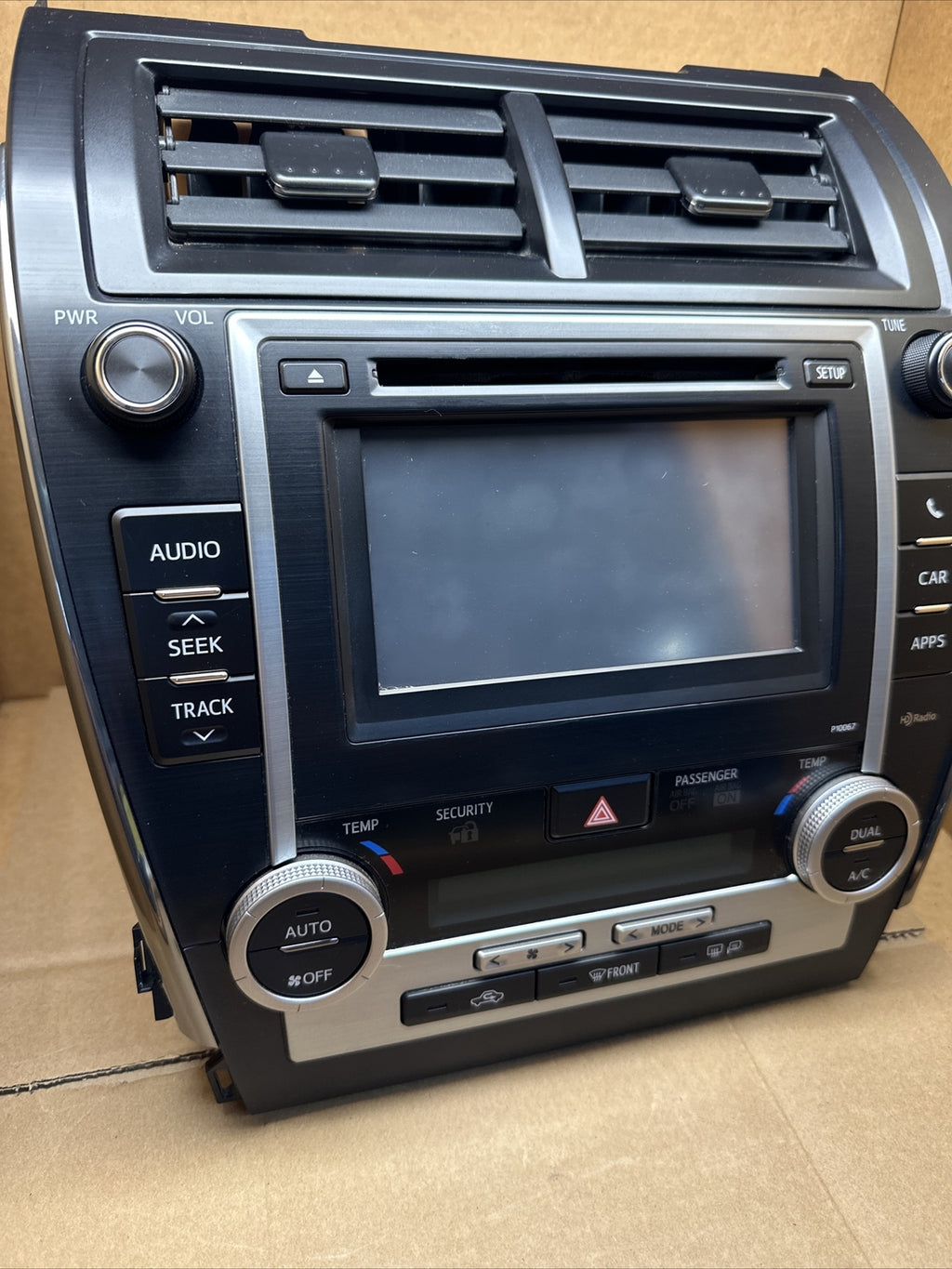 2012 2014 Toyota Camry Radio Touch Screen Display Receiver 86140 06020 P100673