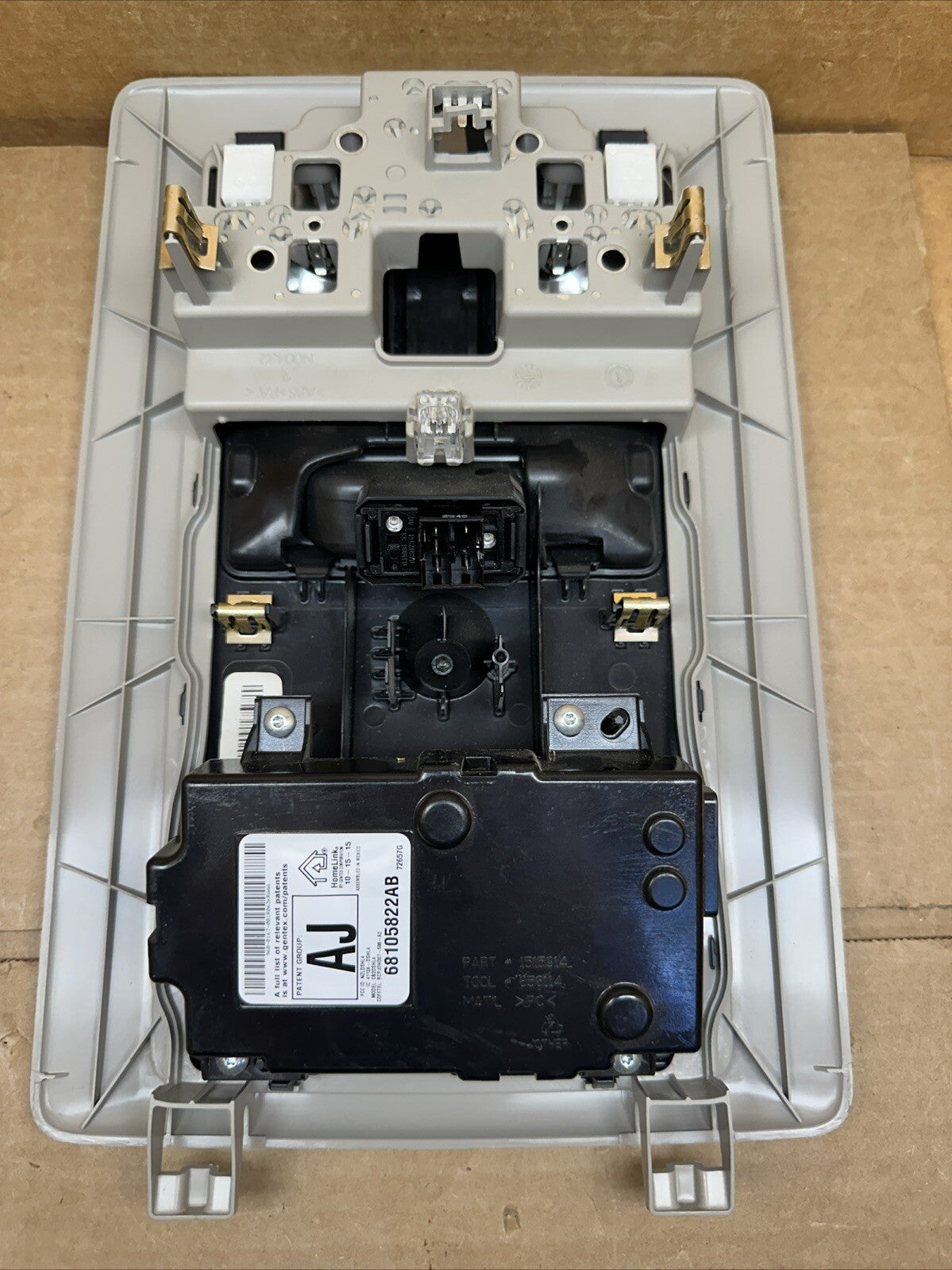 2013 2017 Ram Front Center Over Head Overhead Roof Console Homelink6