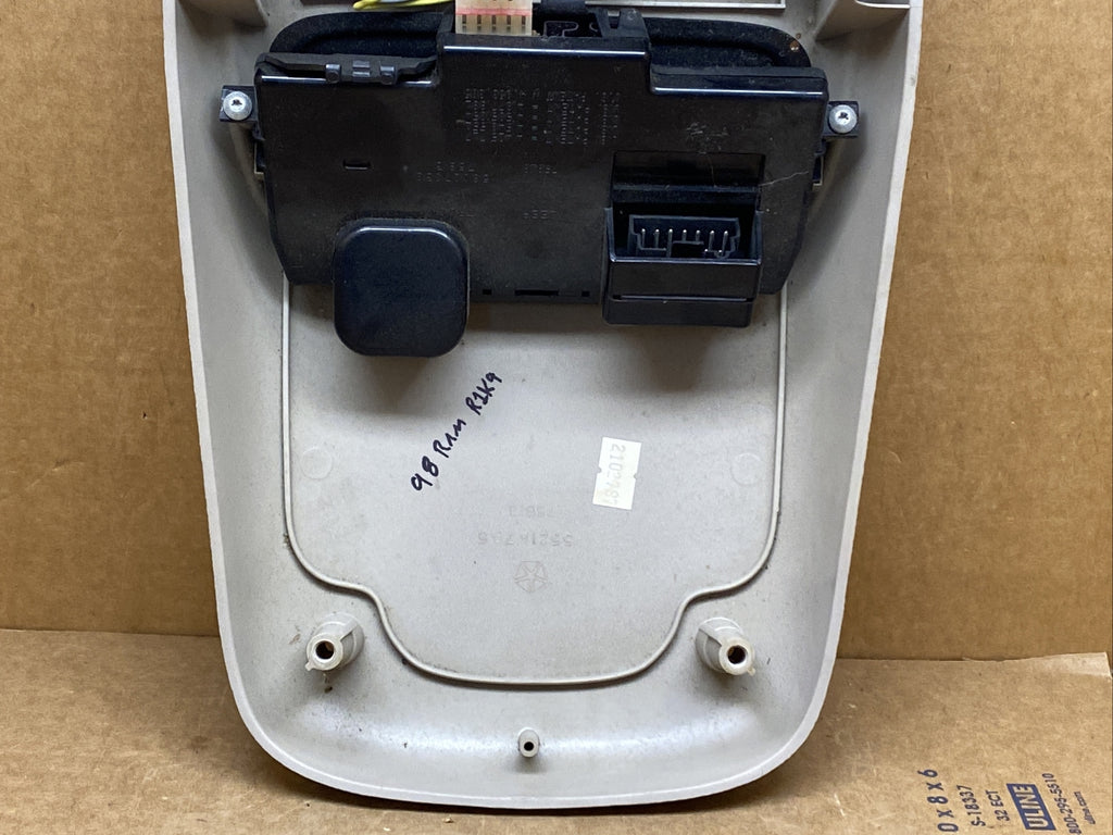 1994 1997 Dodge Ram Overhead Console Dome Map Lights Digital Display Compass6