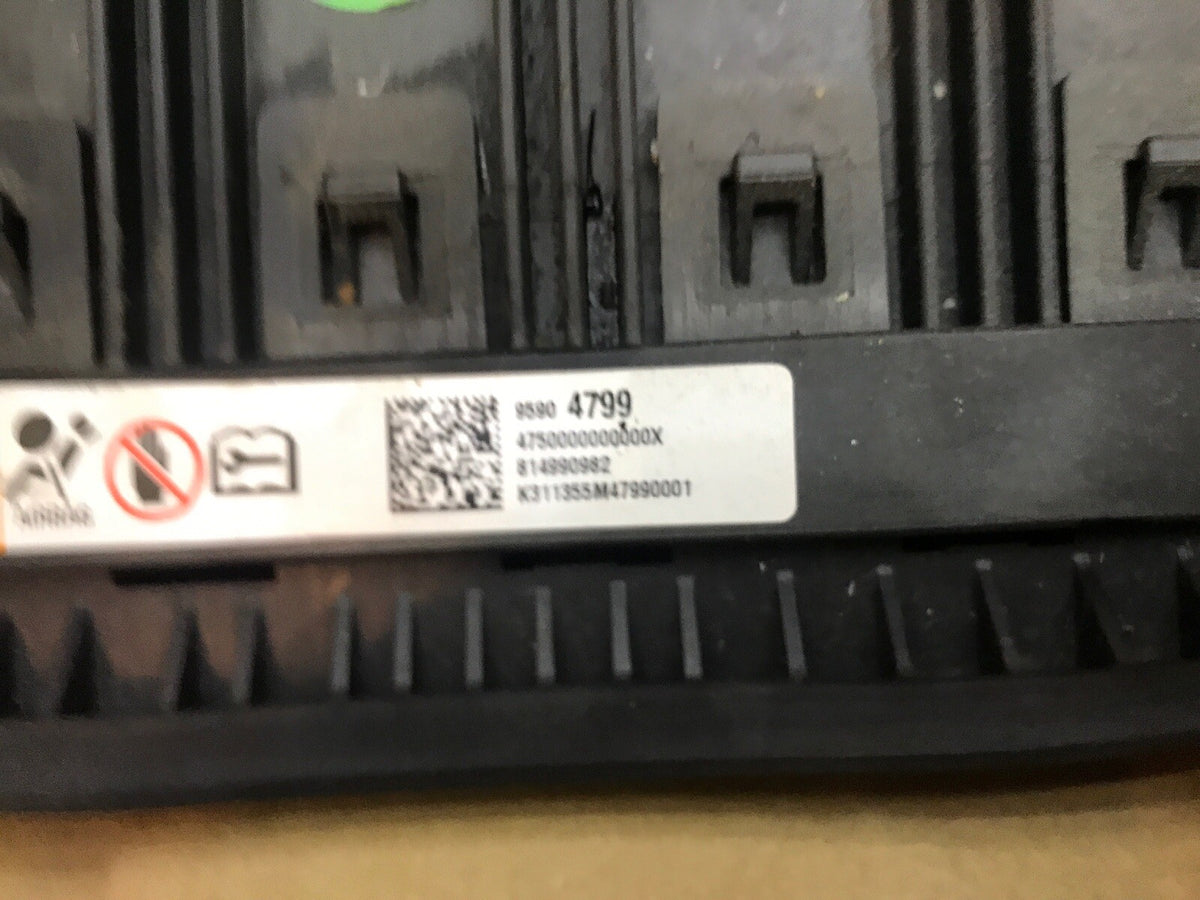 2012 2020 Sonic Front Left Driver Side Knee Lower Air Bag Airbag Black5