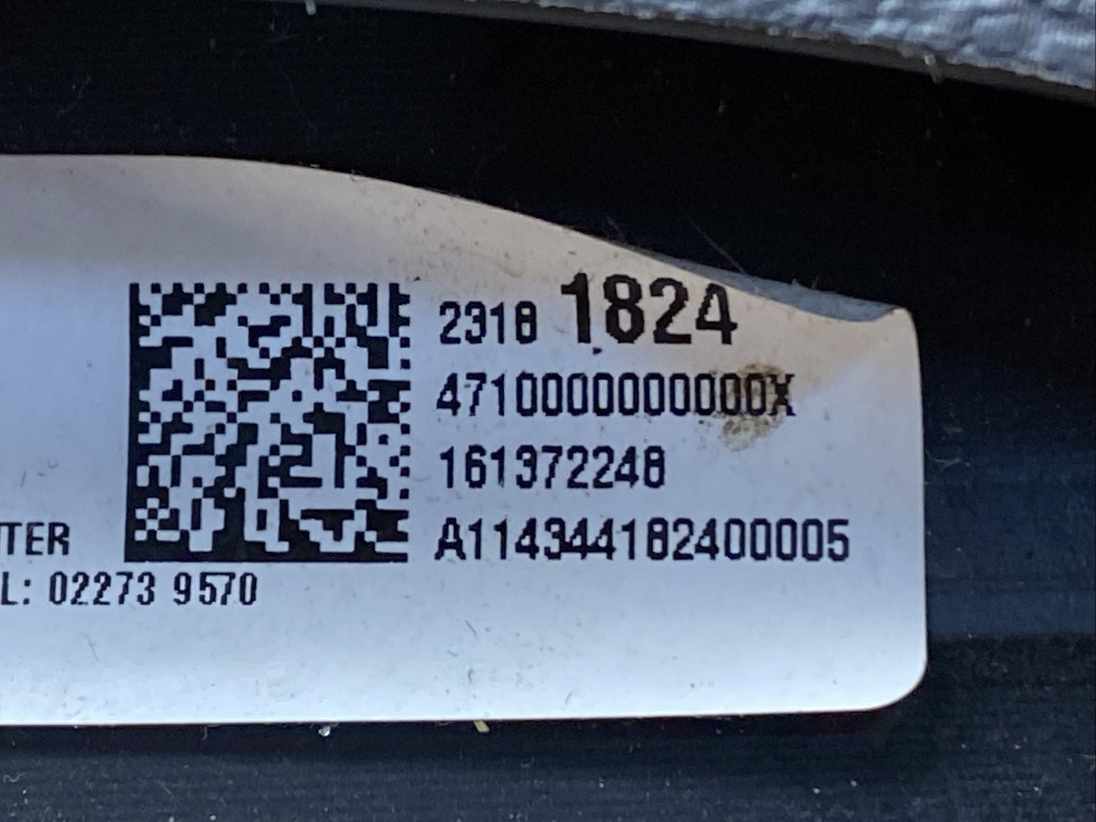 2013 2015 Cadillac XTS Front Left Driver Steering Wheel Air Bag Airbag Black10