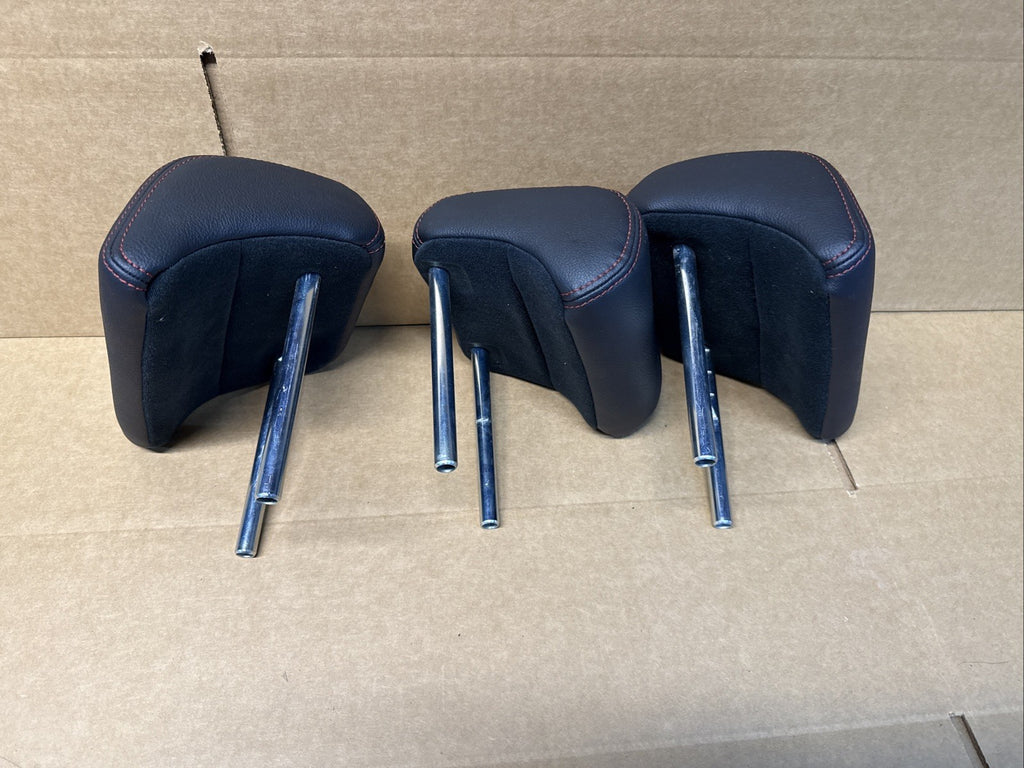 2014 2018 Mazda3 Mazda 3 Head Rest Headrest 2nd Row Rear Seat Set Black Leather7