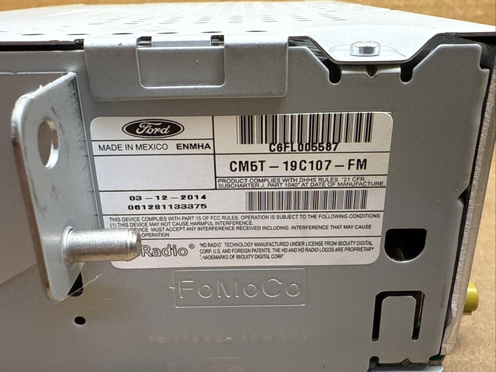 12 14 Ford Focus Radio Stereo CD Disc Player Changer Drive OEM CM5T 19C107 FM6