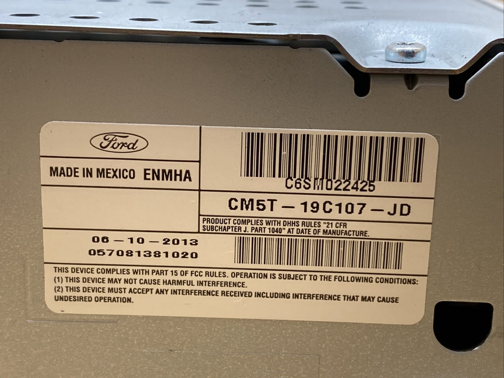 2012 2014 Ford Focus Radio Stereo Receiver Disc Drive OEM CM5T 19C107 JD5