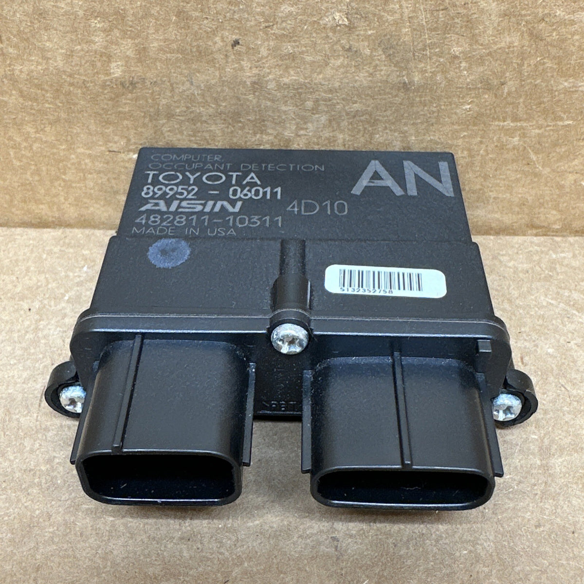 2012 2015 Camry Front Passenger Seat Occupant Detection Module AN 89952 060112