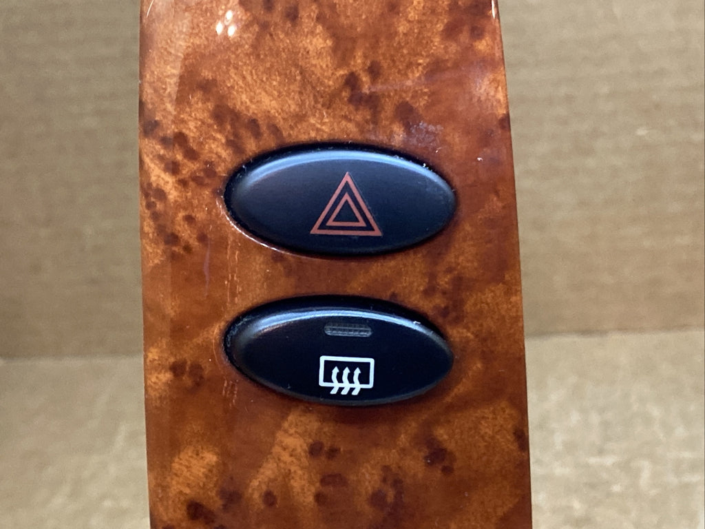 04 10 Toyota Sienna Woodgrain Radio Climate Bezel Trim with Switches Left Side3