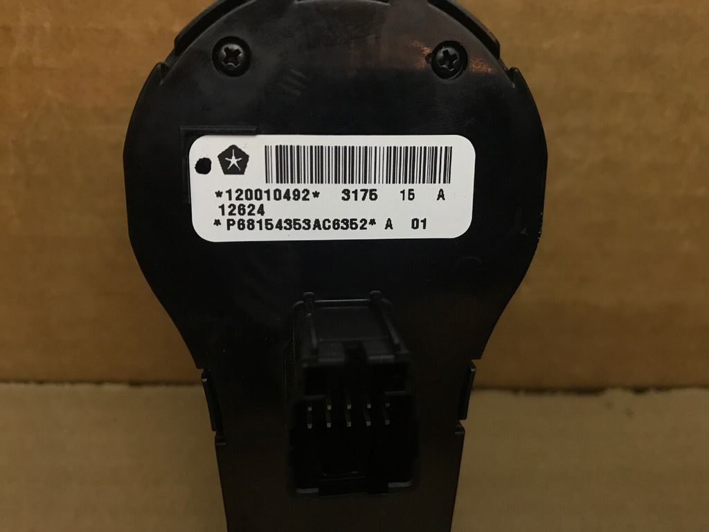 2015 JEEP CHEROKEE HEAD LIGHT LAMP HEADLIGHT SWITCH P68154353AC6352 1200104923