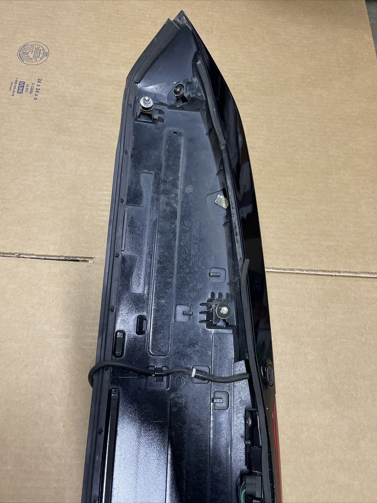 2007 2013 Acura MDX Tailgate Hatch Spoiler Wing 3rd Brake Light Lamp Black NH7074