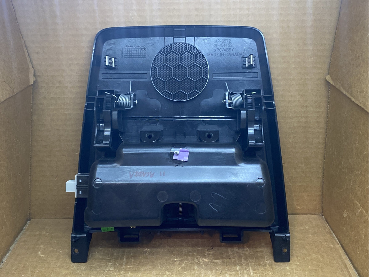 07 12 GMC Acadia Black Dash Storage Compartment Speaker Cover Bezel OEM Black6
