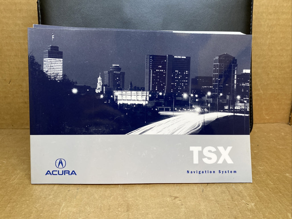 2004 04 Acura TSX Owner's Owners Owner Manual Book Guide Set Case OEM4