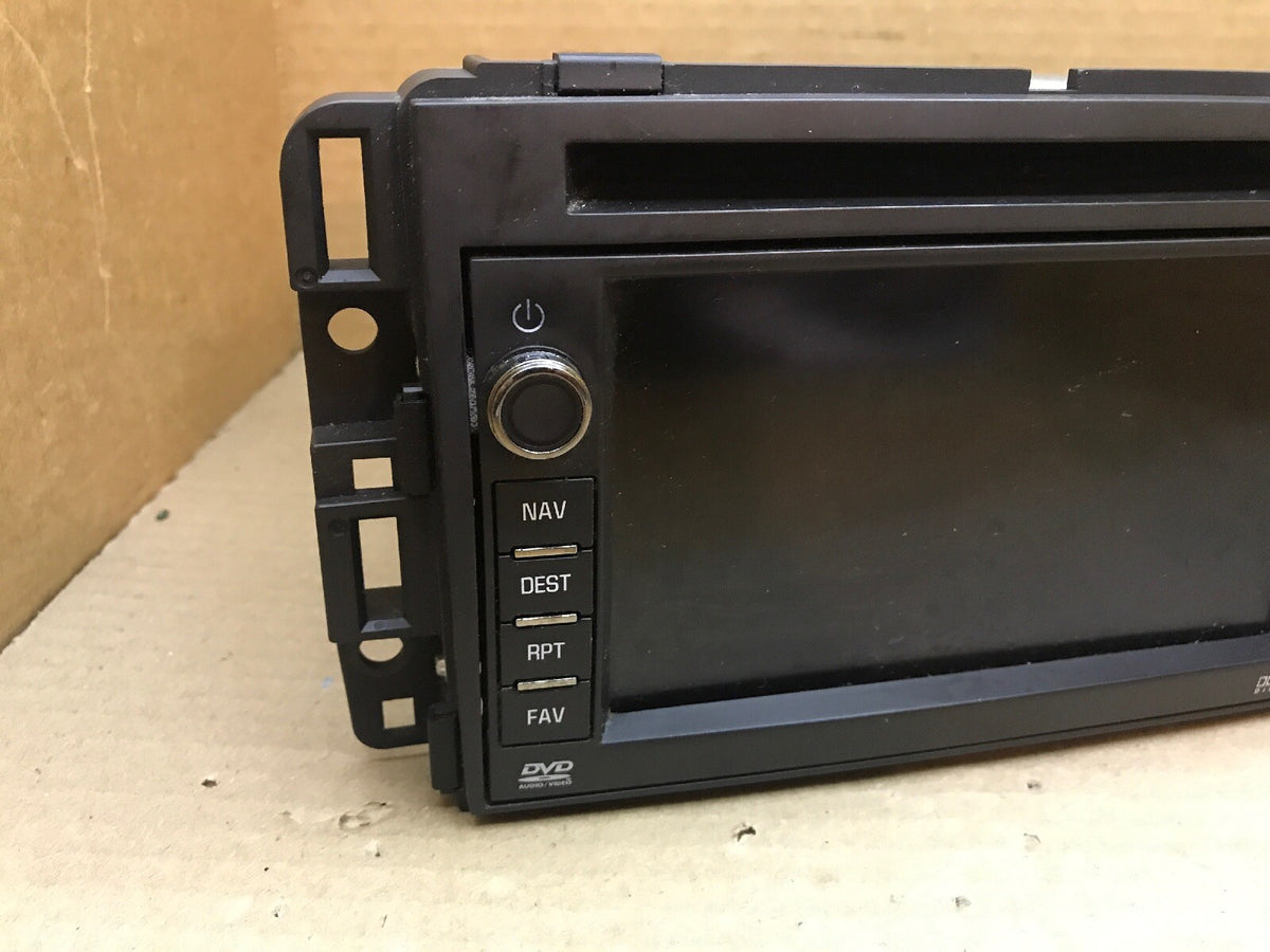 07 08 AVALANCHE TAHOE YUKON RADIO CD DVD GPS NAVIGATION PLAYER 25846421 UVB OEM1