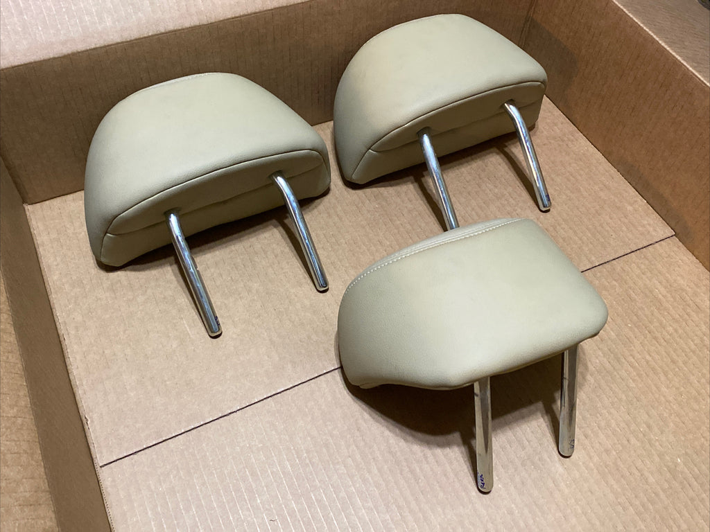 2008 2012 Honda Accord Sedan Back Rear Head Rest Headrest Leather Set Tan6