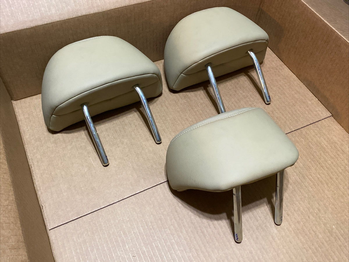 2008 2012 Honda Accord Sedan Back Rear Head Rest Headrest Leather Set Tan6