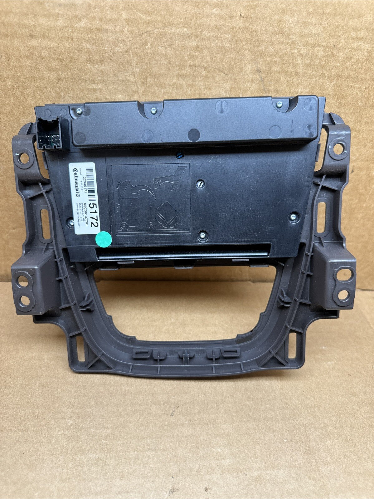 2012 2017 Buick Verano Radio Control Panel Part Number 229451724