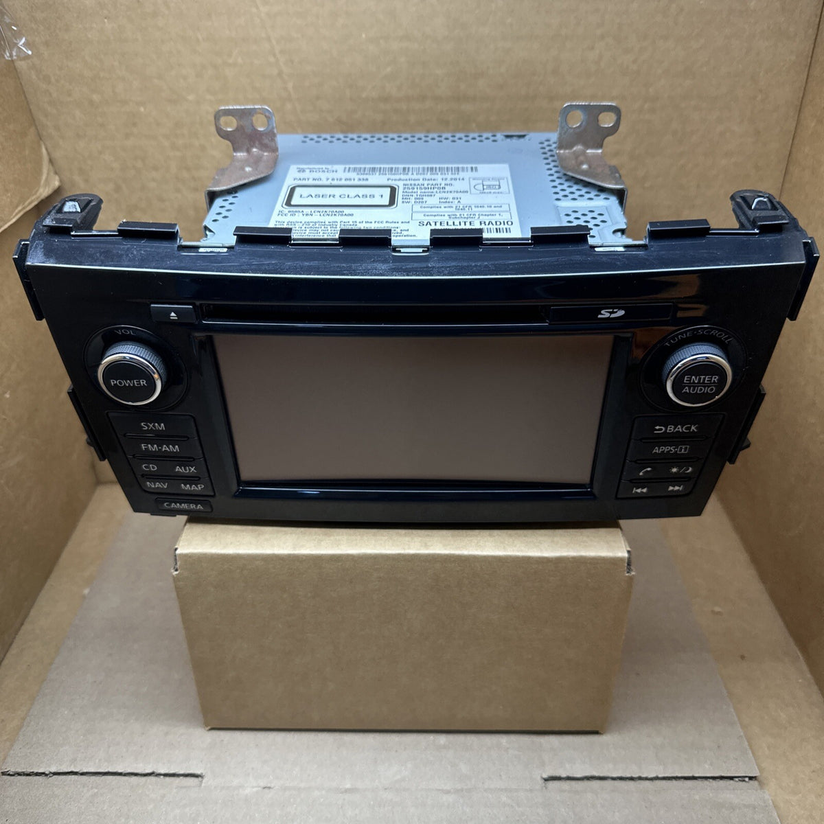 2015 Nissan Altima Audio Radio Stereo Info Display Touch Screen 7 612 051 3380