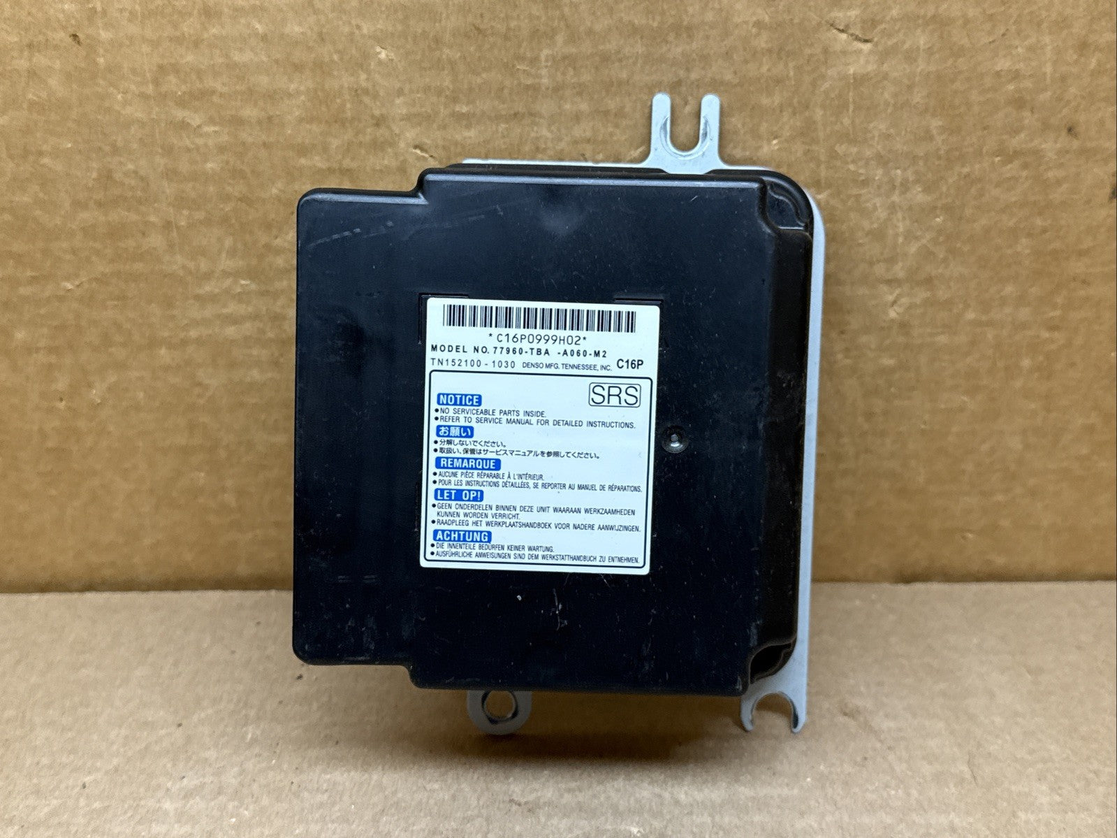 2016 2021 Honda Civic Air Bag Airbag Computer Control Module 77960 TBA A060 M20