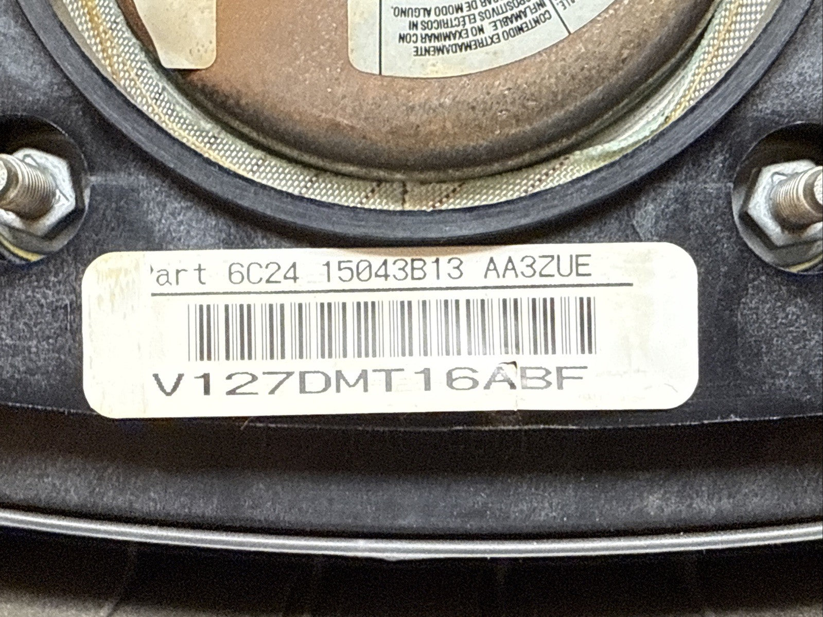 04 08 Ford E150 E250 E350 Front Left Driver Side Steering Wheel Air Bag Airbag 9