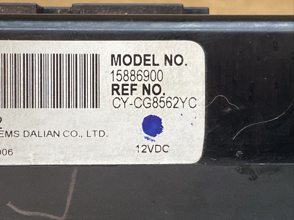 07 14 Escalade Rear Center Console Climate Temp Temperature Control 158869006