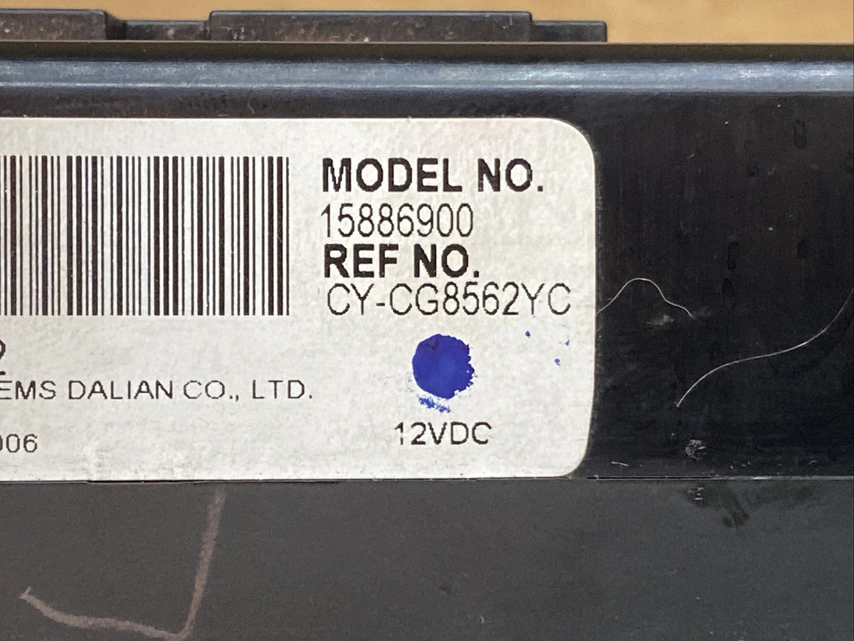 07 14 Escalade Rear Center Console Climate Temp Temperature Control 158869006