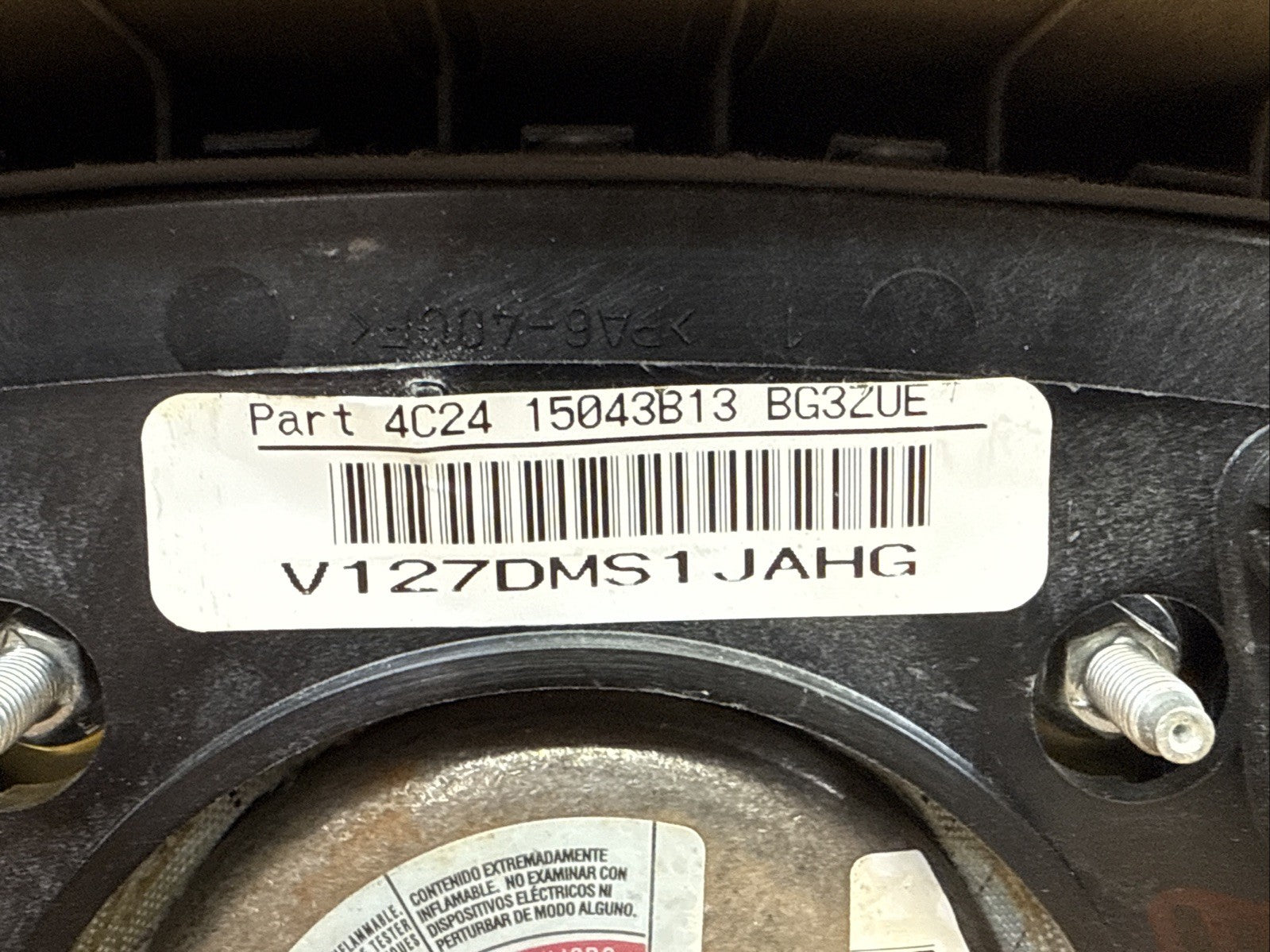 04 08 Ford E150 E250 E350 Front Left Driver Side Steering Wheel Air Bag Airbag 9