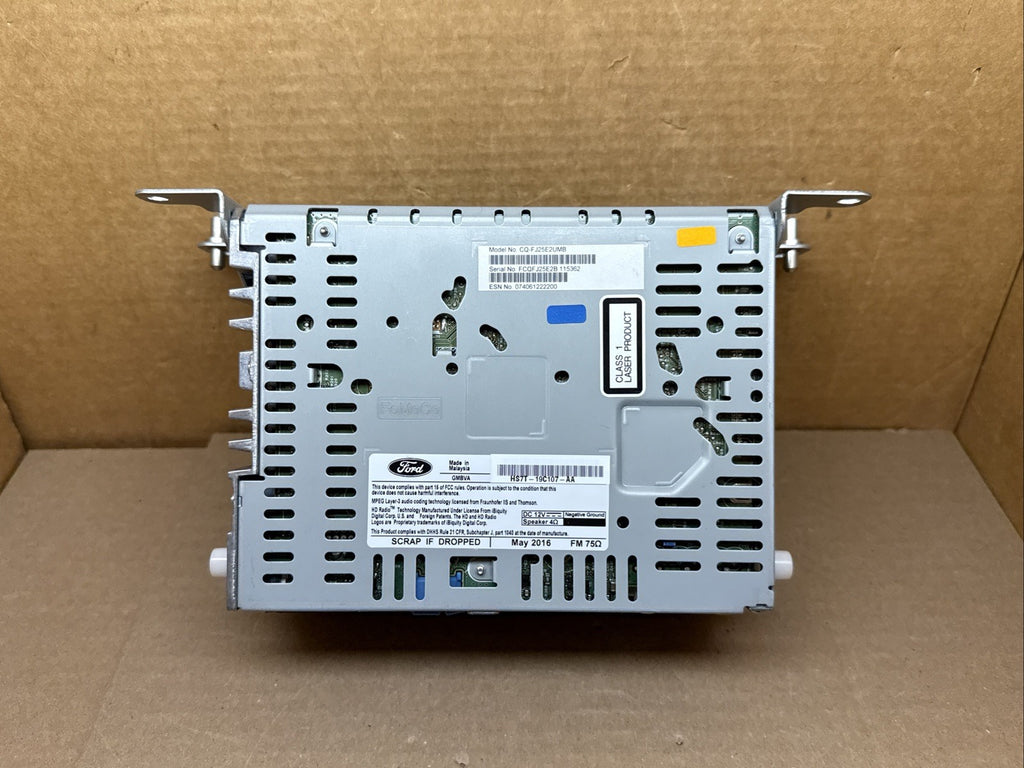 2017 2020 Ford Fusion Radio Receiver CD Player HS7T 19C107 AA6