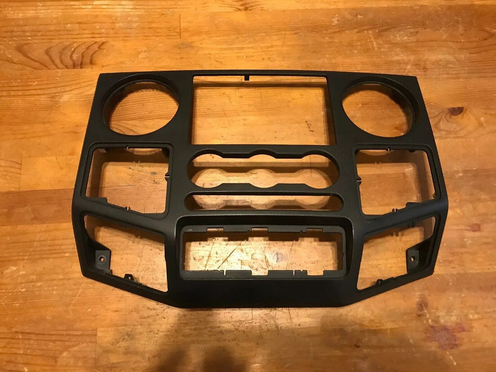 08 10 FORD F250 F350 SD SUPER DUTY CHARCOAL BLACK RADIO CLIMATE CONTROL BEZEL0
