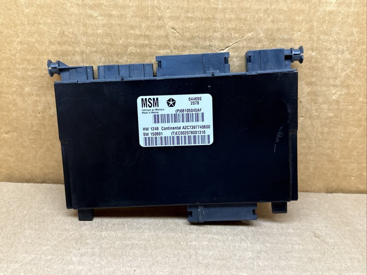 2014 2023 Jeep Cherokee Front Driver Seat Memory Control Module 68105045AF0