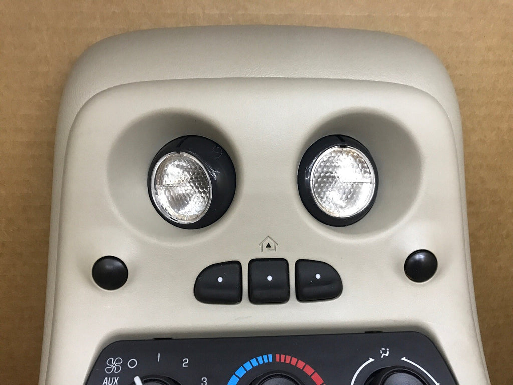 00 06 Silverado Tahoe Yukon Escalade Overhead Console Homelink Tan 150901512