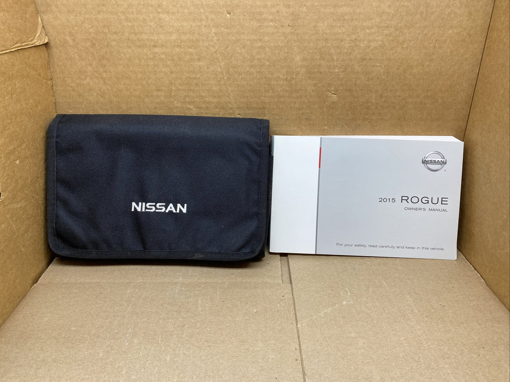 2015 15 Nissan Rogue Owner's Owners Owner Manual Book Guide Set Case OEM0