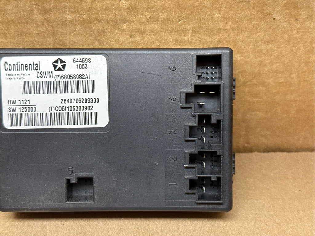 Chrysler Ram Front Driver Seat Heat Control Module P68058082AI 68058082AI2